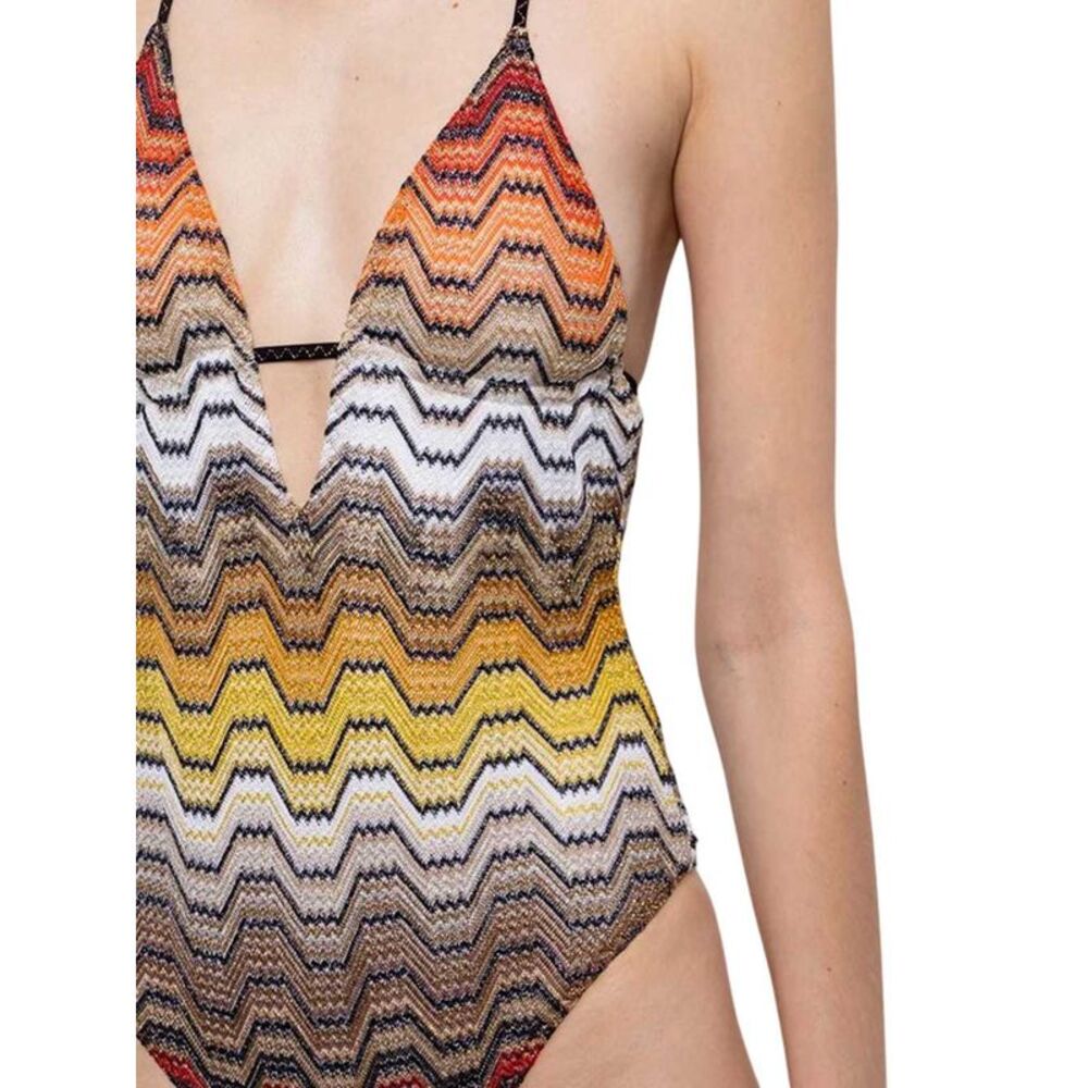 Missoni Women Halter-Neck Swimsuit With Zigzag Pattern - Picture 4 of 4